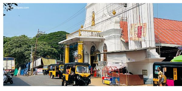 Mahe Church during Mahe Palli Perunnaal